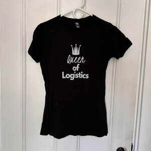 'Queen of Logistics' Next Level Apparel T-Shirt - Size M